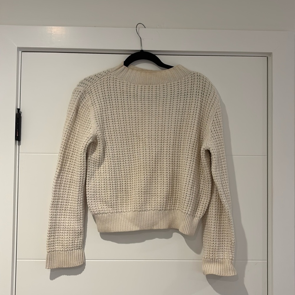 Theory Women's Crew Neck Sweater - White